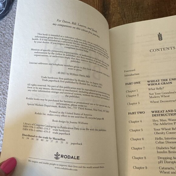 Wheat Belly : Lose the Wheat, Lose the Weight, and Find Your Path Back to Health - Picture 8 of 9